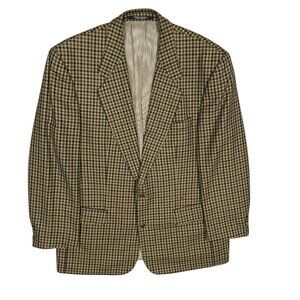 Baumler Wool Blazer Check Sport Coat Multicolor 42R‎
